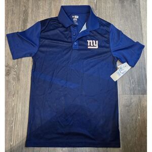 NY Giants NFL Team‎ Apparel TX3 Cool Polo Shirt Navy Blue Short Sleeve Small
